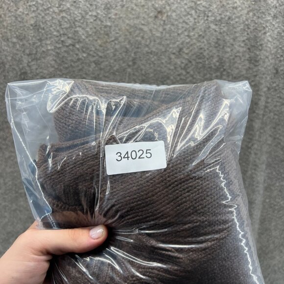 Vintage Ralph Lauren Pullover Men XL Brown Crewneck Sweatshirt Linen Knitted - Picture 9 of 9